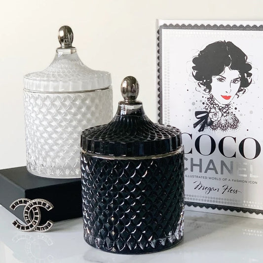 Parisienne Small Glamour Black/Silver | Amalfi