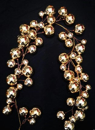 Garland Gold Bauble 200cm