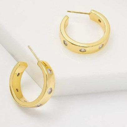 Gold Kristen Hoop