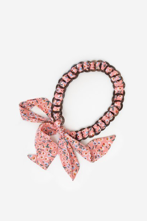 Chain Twilly Link Childs Belt | Pink Floral