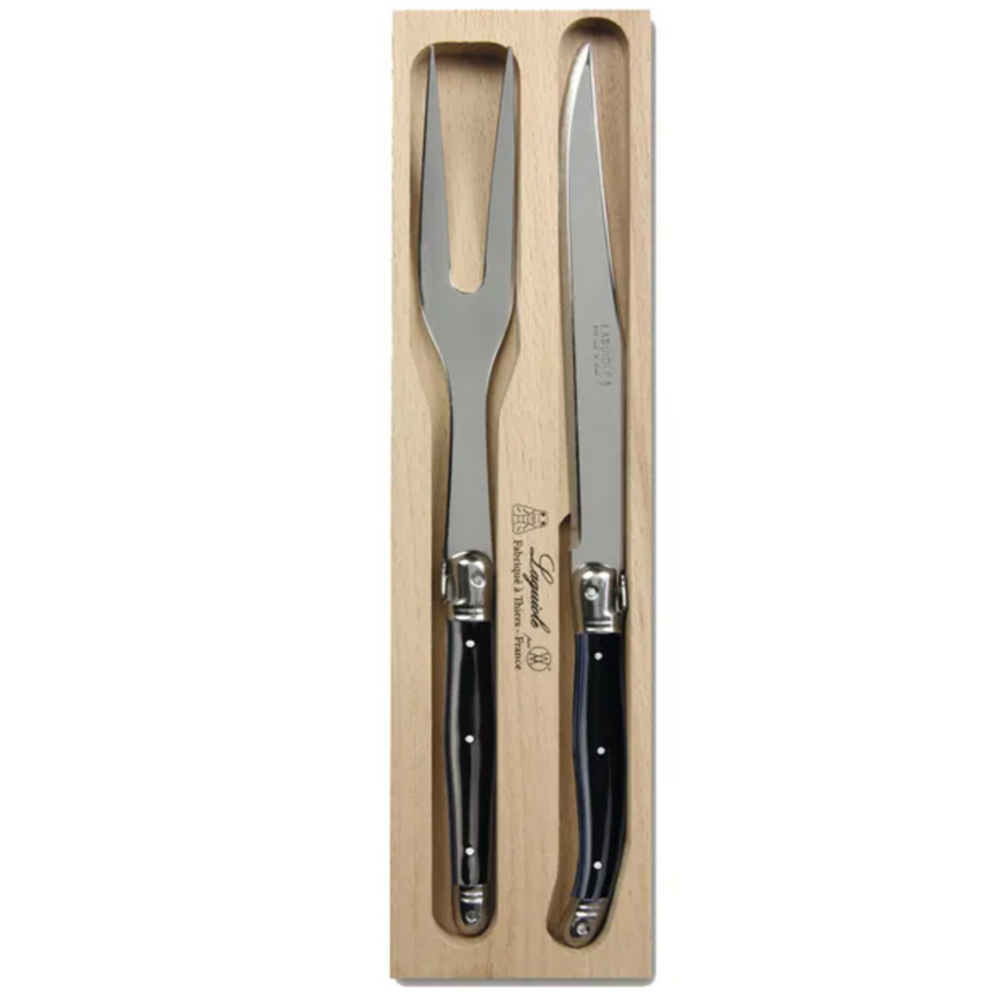 Verdier Carving Set Black