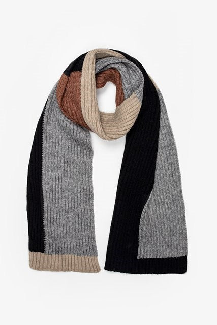 Patchwork Scarf Rust