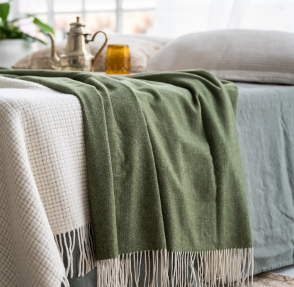 Bach Throw Blanket XL - Moss