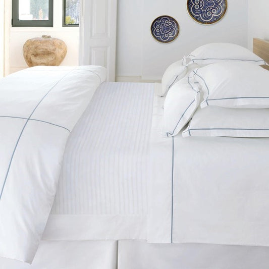 Classic Hotel Duvet Cover King 245 x 210cm White/Dove