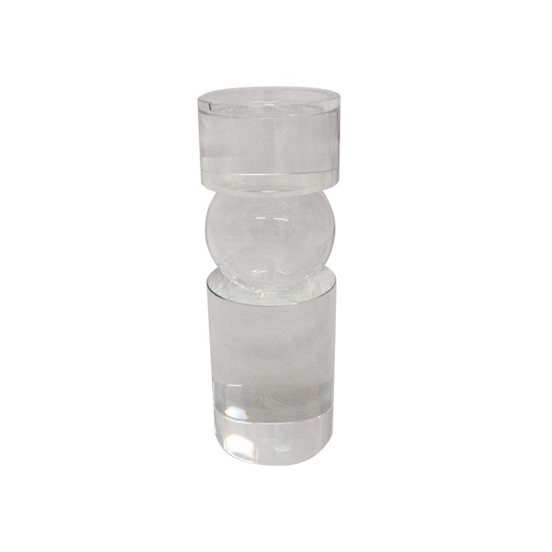 Clear Crystal Dixon Candle holder 28cm