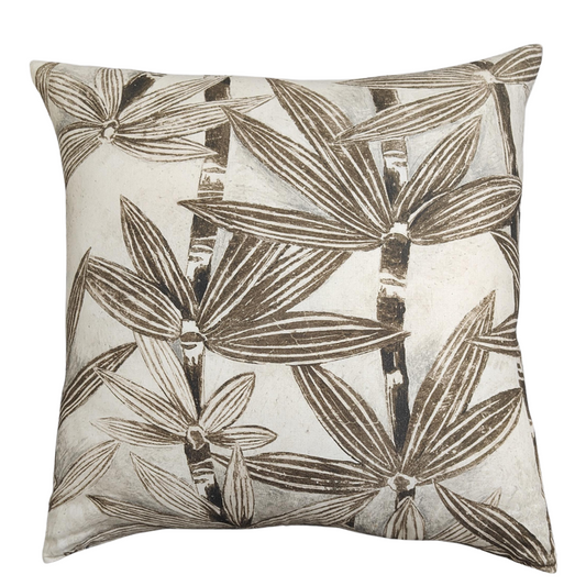 Cushion Sepia Sugar Cane 60x60