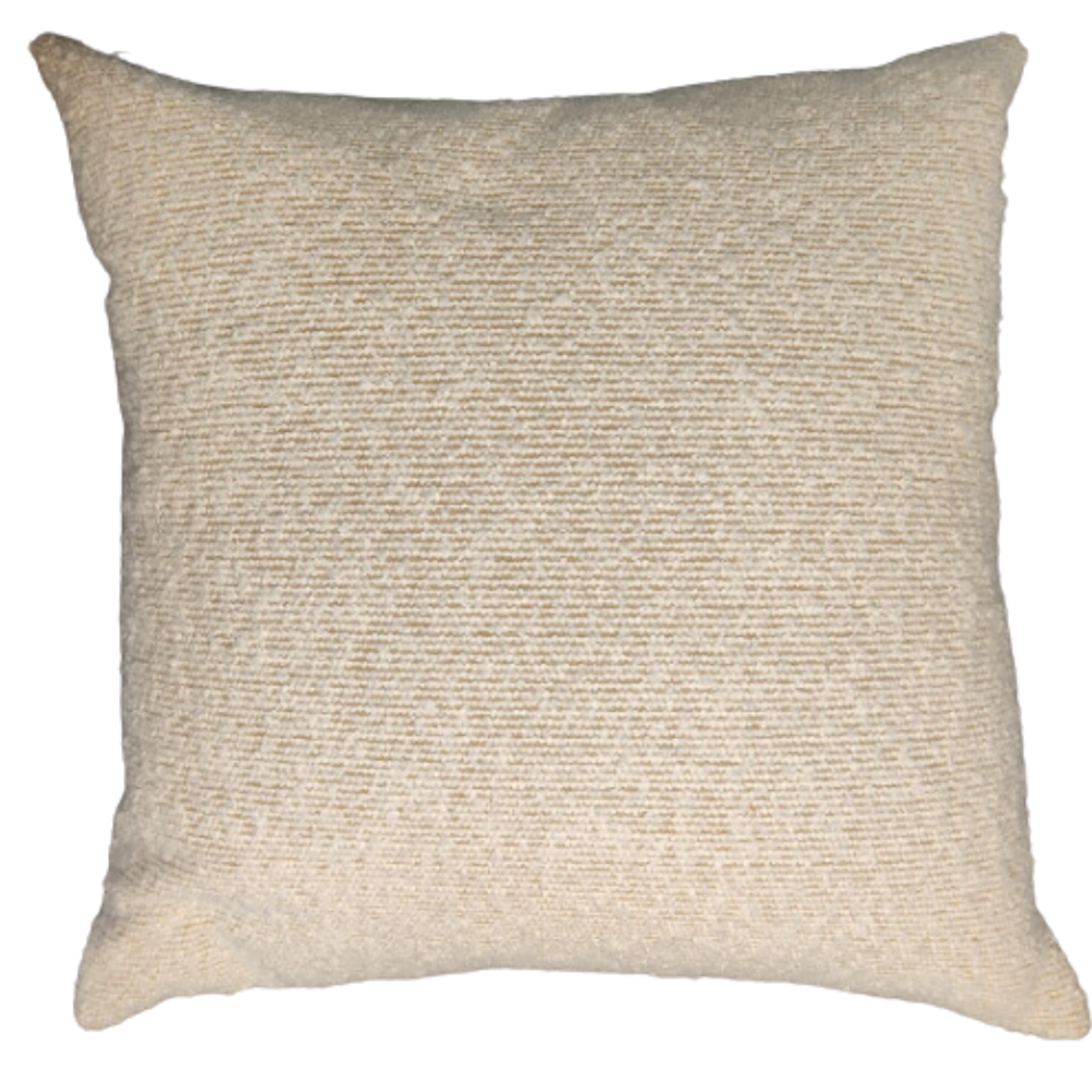 Cream Boucle with Ochre base cloth 60x60 Cushion