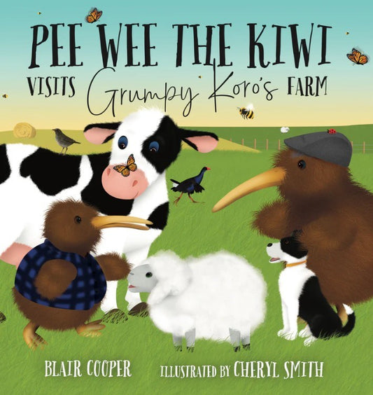 Pee Wee the Kiwi visits Grumpy Koro's farm