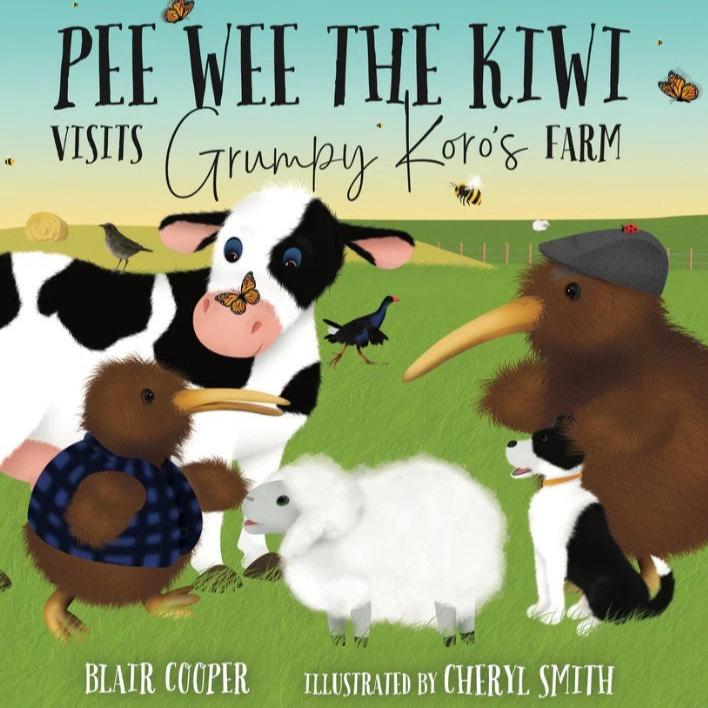 Pee Wee the Kiwi visits Grumpy Koro's farm