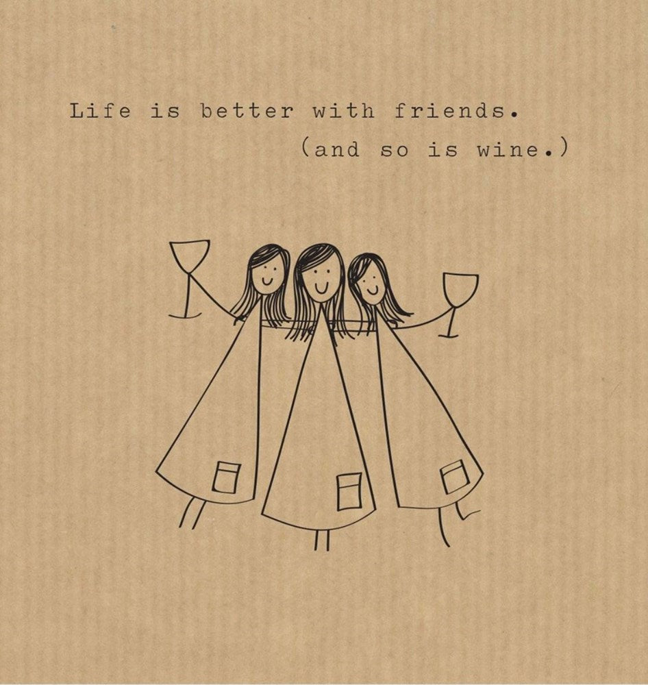 Friends and Wine