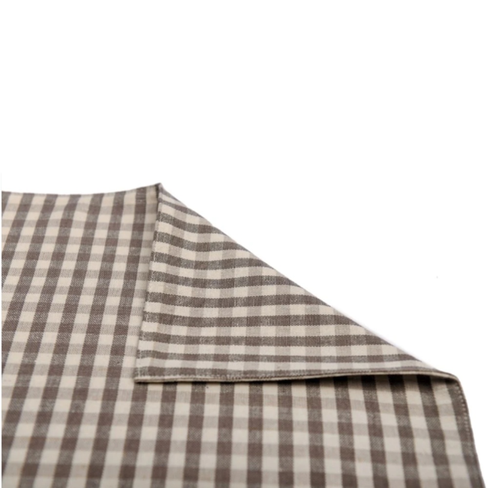 Gingham Placemat Ash