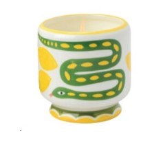 Snake Ceramic Candle