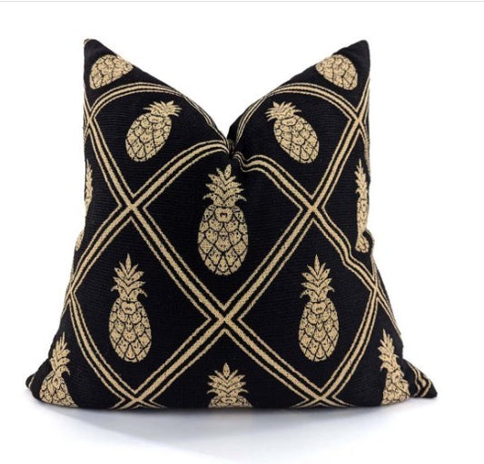 Cushion pineapple Black Gold 55x55