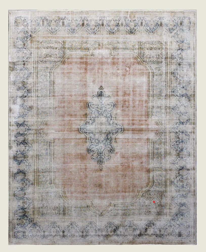 Henir Hand Knotted Vintage Pink Rug  | 400 x 298cm