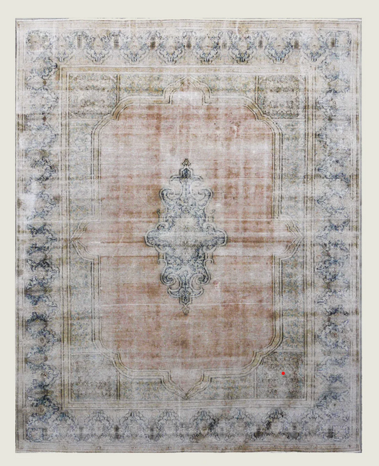 Henir Hand Knotted Vintage Pink Rug  | 400 x 298cm