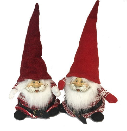 45cm Santa Gonks pair