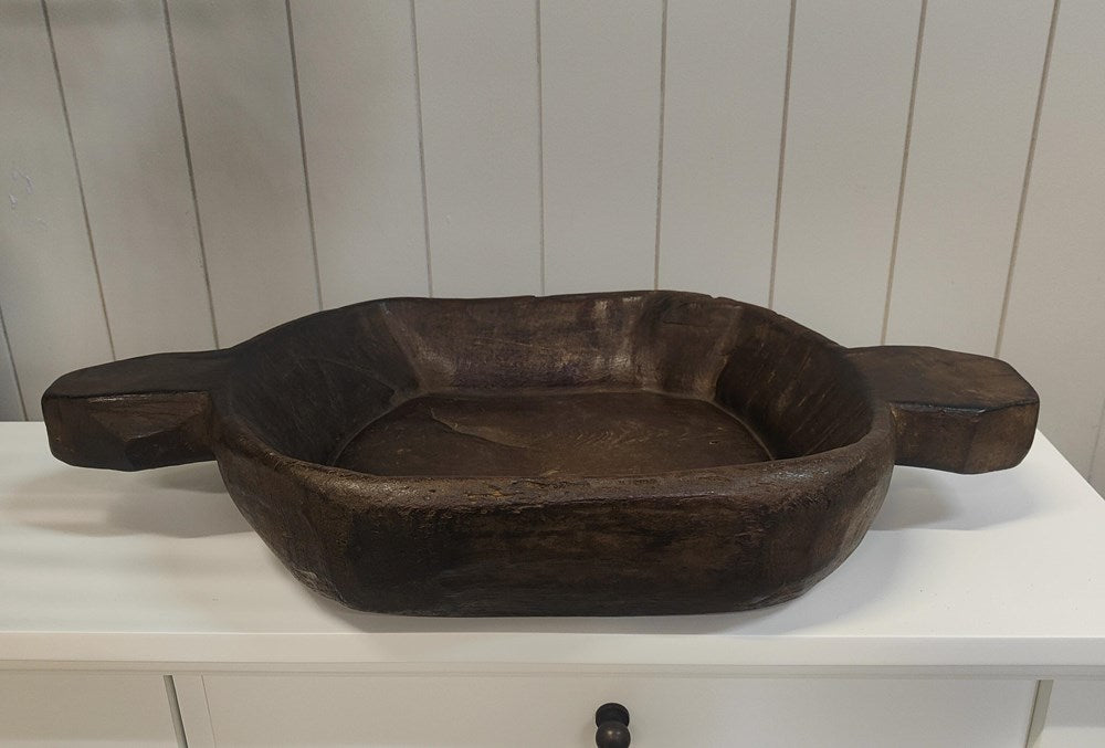Vintage Chapti Bowl - Dark wood