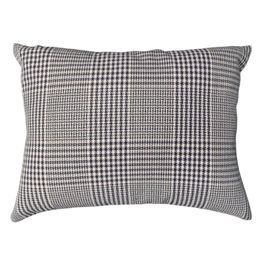 Cushion Houndstooth plaid navy