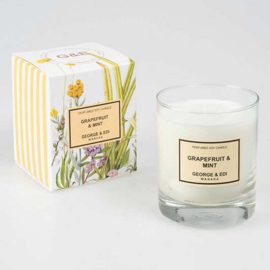 Grapefruit & Mint - Perfumed Soy Candle