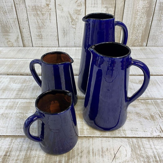 Straight Sided Jug  Blue