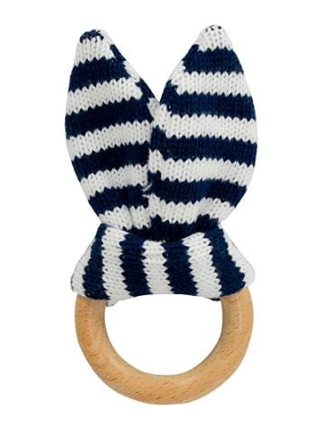 Bunny Ear Teether  Navy