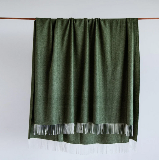 Bach Throw Blanket XL - Moss