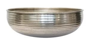 Ornate Ridged Bowl in Silver Antique finish 355D