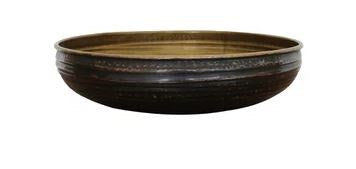 Ornate Ridged Bowl in Dk Copper 355D