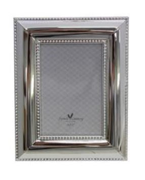 Sml wide Frame silver dots 3.5 x 5"