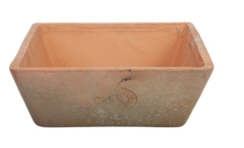 Square Aged Terracotta Pot Sml 15cm