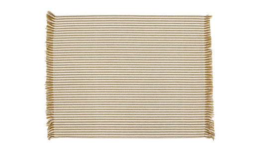 Abby Stripe Placemat S/4 Mustard
