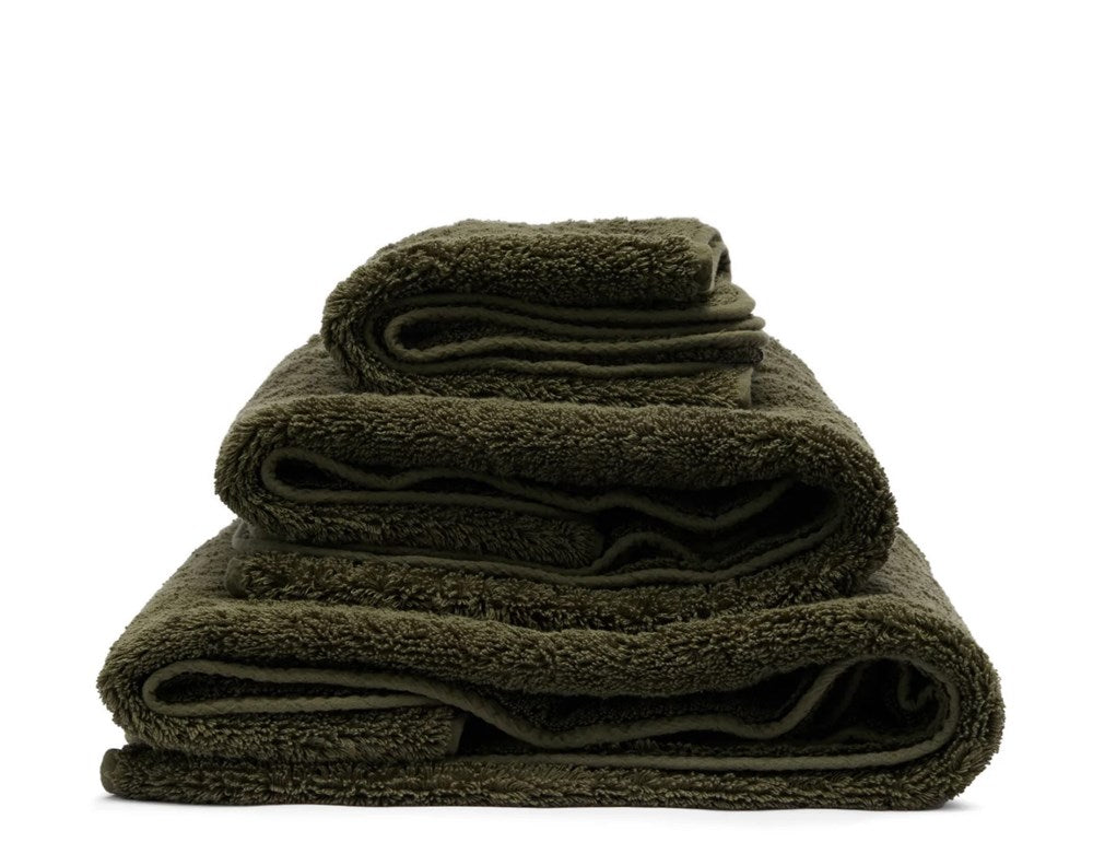 Super Pile Cotton Olive Bath Towel