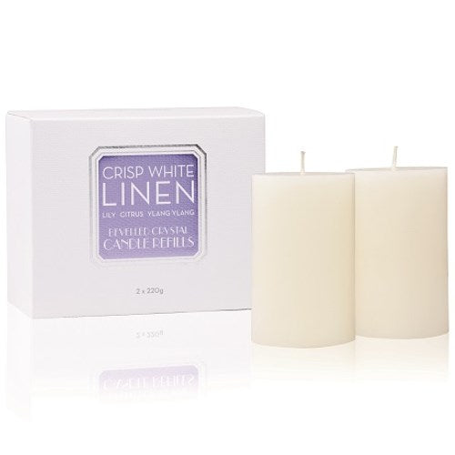 Crystal Candle Refill Linen